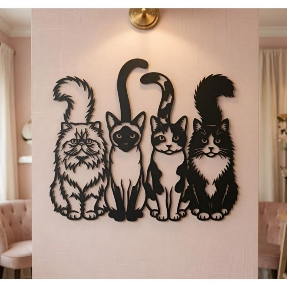 Art Craft Cafe - CIFBUY Retro metalen wandkunst smeedijzeren decoratief