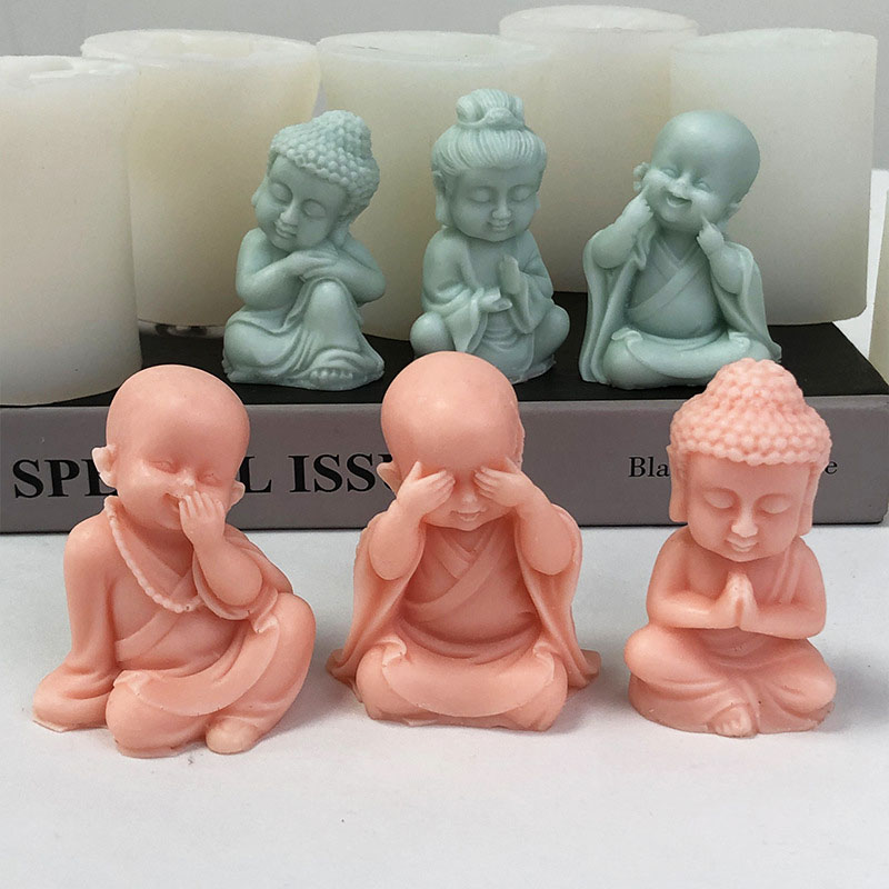 Art Craft Show - 3d Kleine Monnikskaars Siliconen Mal Diy