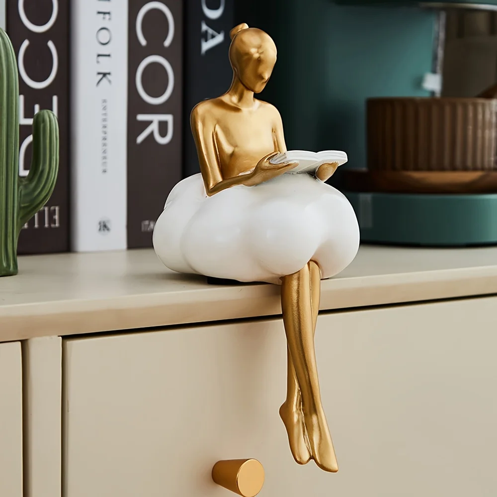 Art Craft Furniture - Cloud Girl Sculptuur Abstract Art Figuur