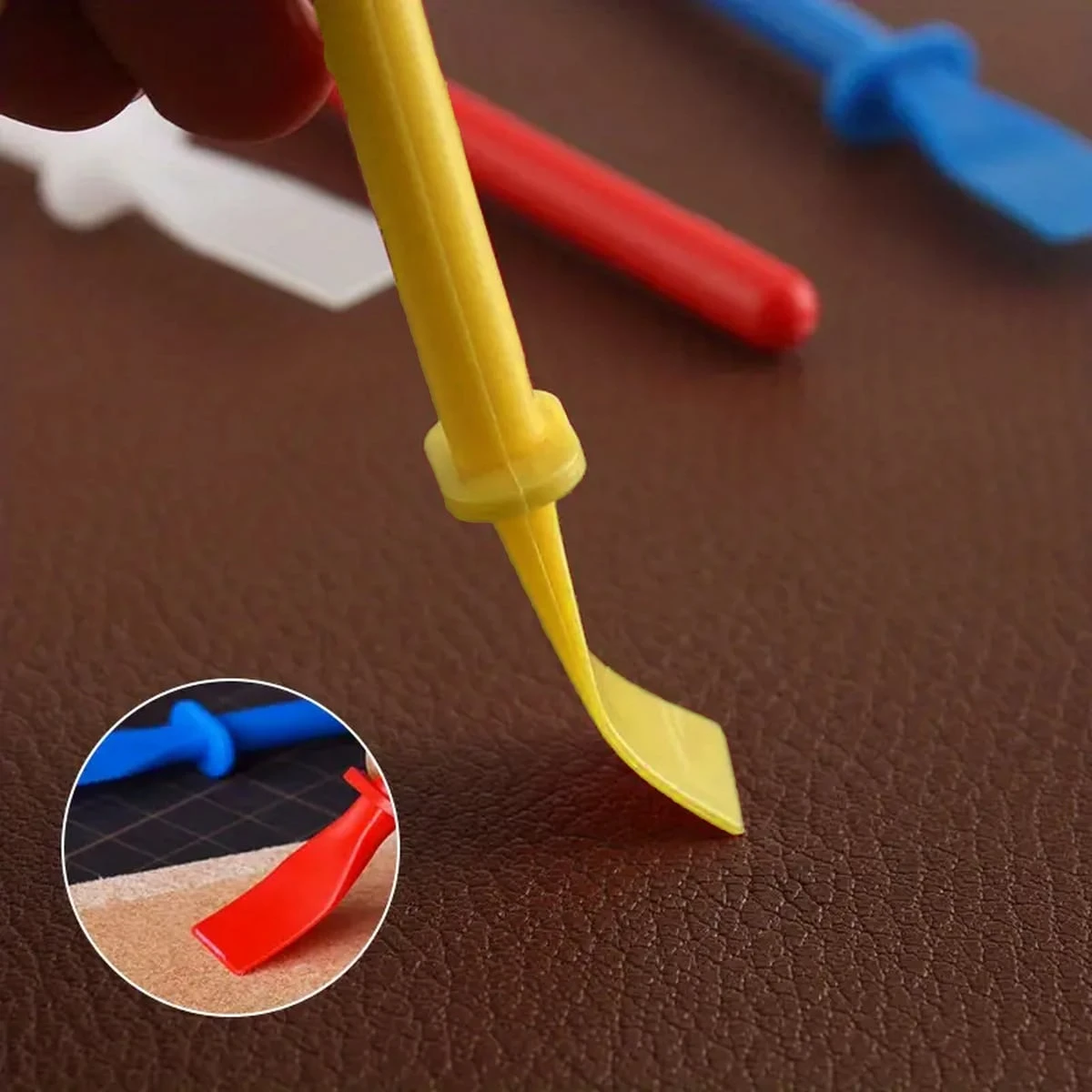 Art Craft Glue - Polypropyleen spatel met schilderschraper, lijmapplicatorstick, doe-het-zelf,