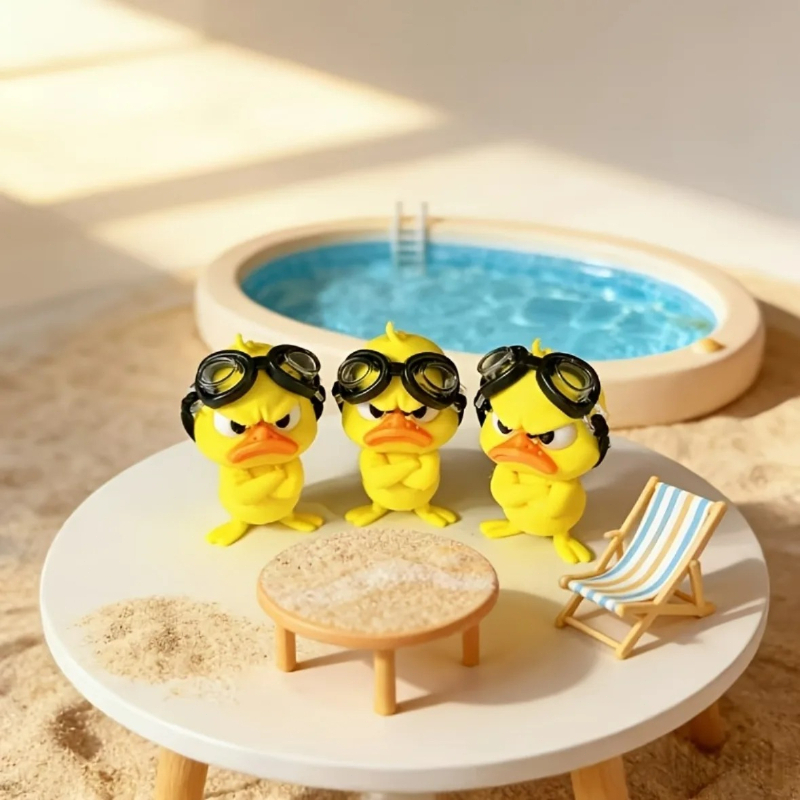 Art Craft Duck - 1PC Angry Hug Duck Beeldje Met