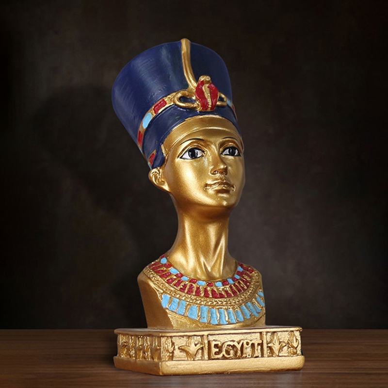 Queen Art Craft - Egyptische Koningin Ornament Hars Retro Kunst
