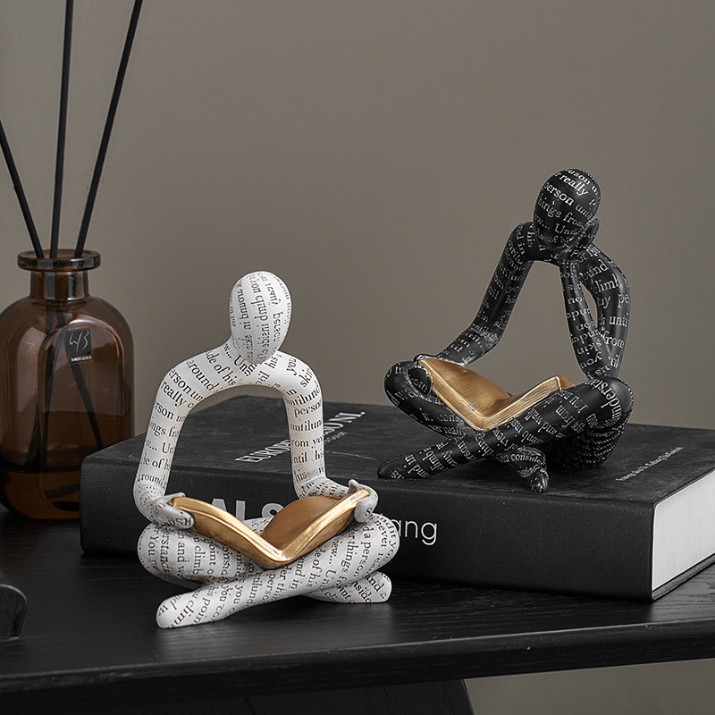 Tv Art And Craft - Leesportret ornamenten hol met letters hars