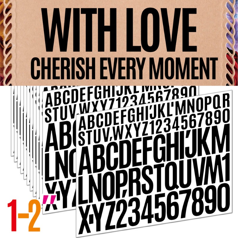 Art Craft Letter A - 1 + 2 Inch Gemengde Alfabet