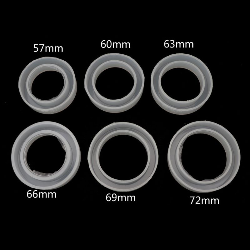 Craft And Art Difference - 6 Verschillende Maten Siliconen Sieraden Mold
