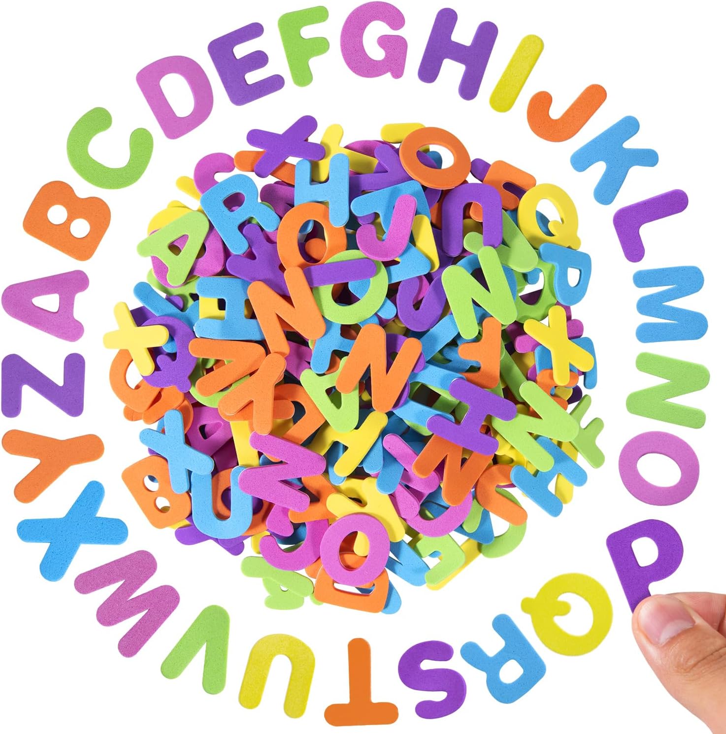 Art Craft Letter A - 156-468 stuks schuimletterstickers voor ambachten lijm