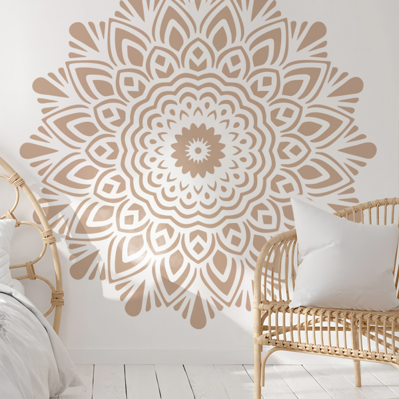 Art Craft Furniture - Mandala grote schilderij stencil diameter 150