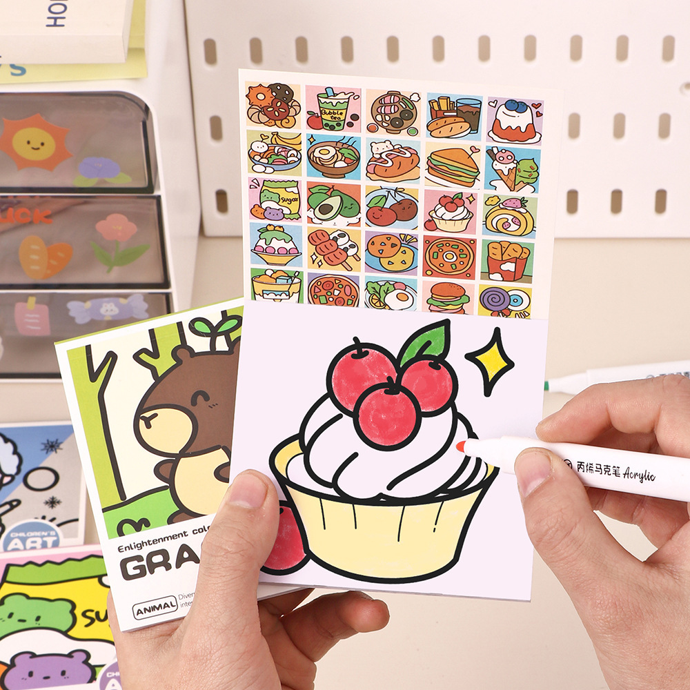 Cartoon handig kleurboek 25-ve - Art Craft Notebook recensie en prijs