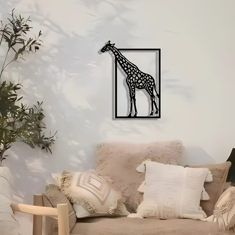 Abstracte giraffe metalen wand - Art Craft Cafe recensie en prijs