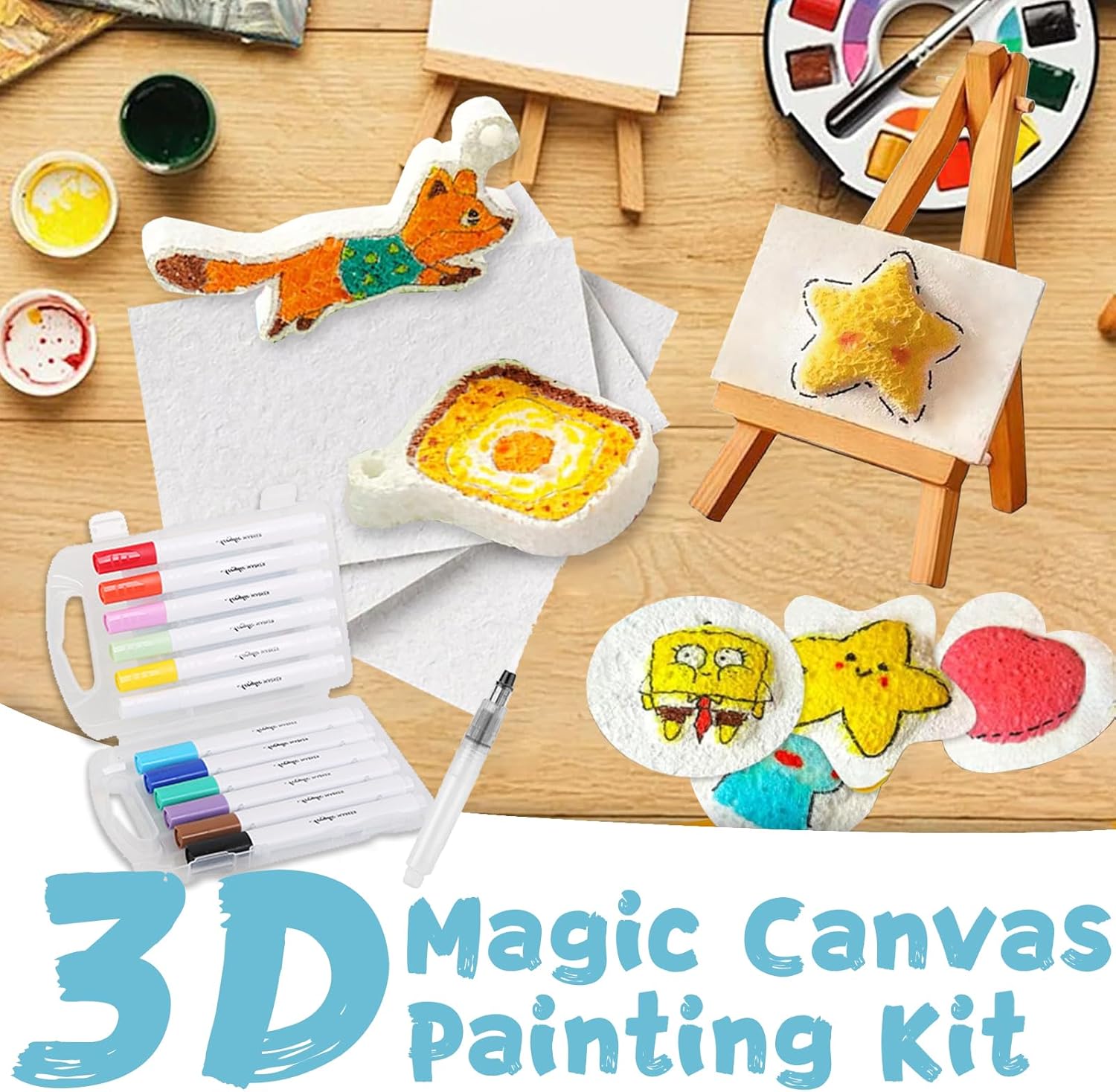 3D gezwollen schuimtextuur sch - Art Craft Toys recensie en prijs