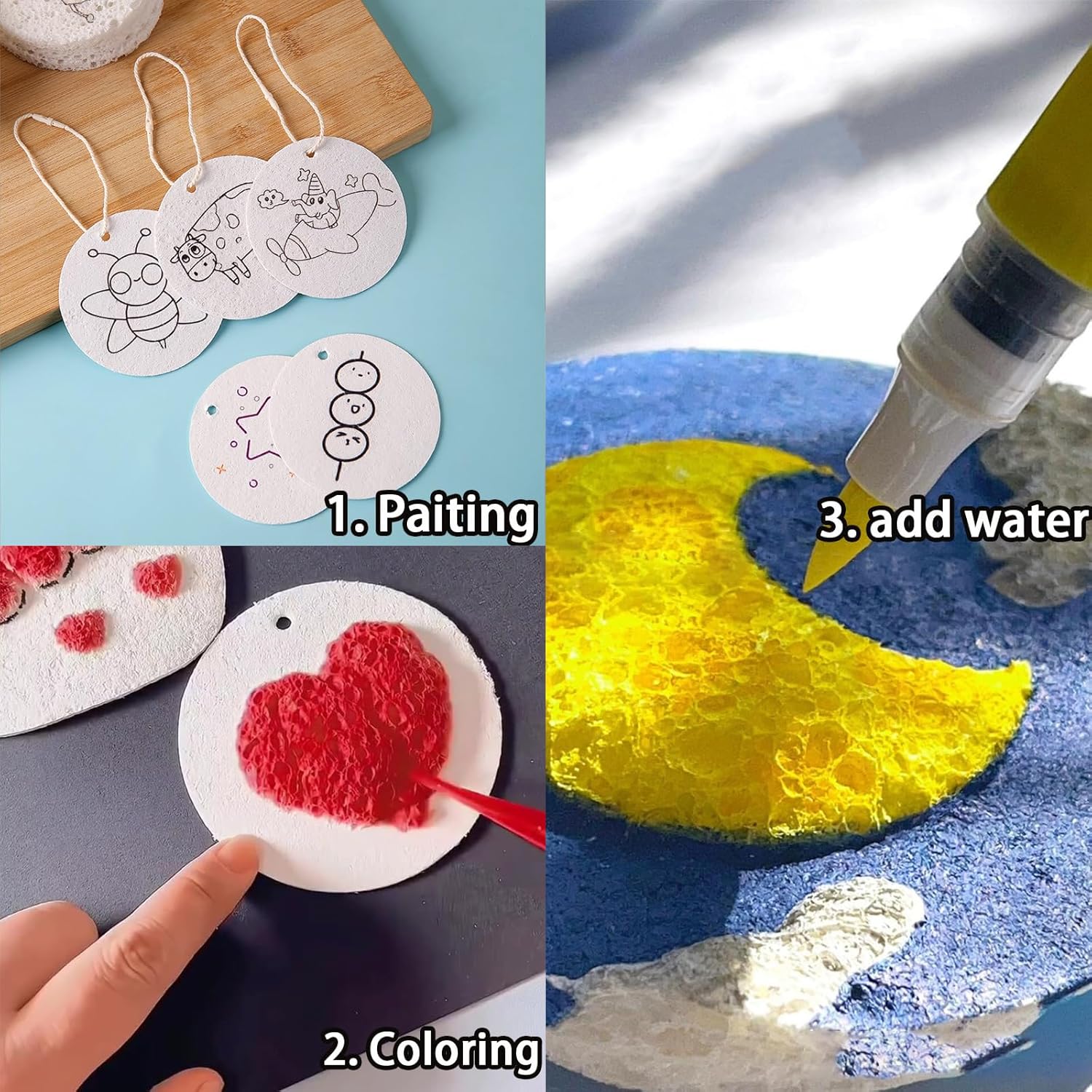 3D gezwollen schuimtextuur sch - Art Craft Toys recensie en prijs