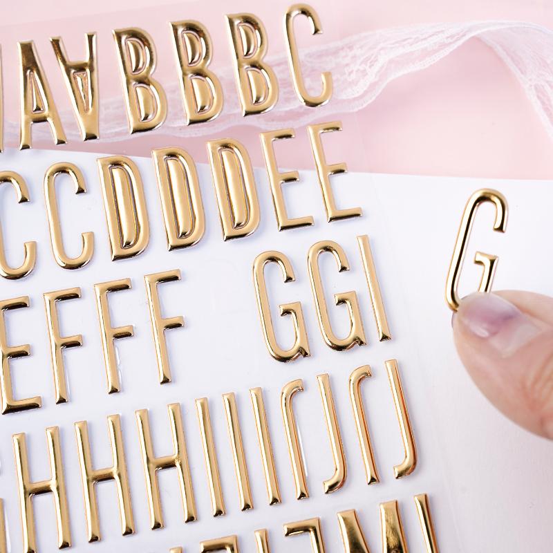 3D gouden letter- en cijfersti - Art Craft Letter A recensie en prijs