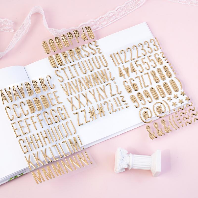 3D gouden letter- en cijfersti - Art Craft Letter A recensie en prijs