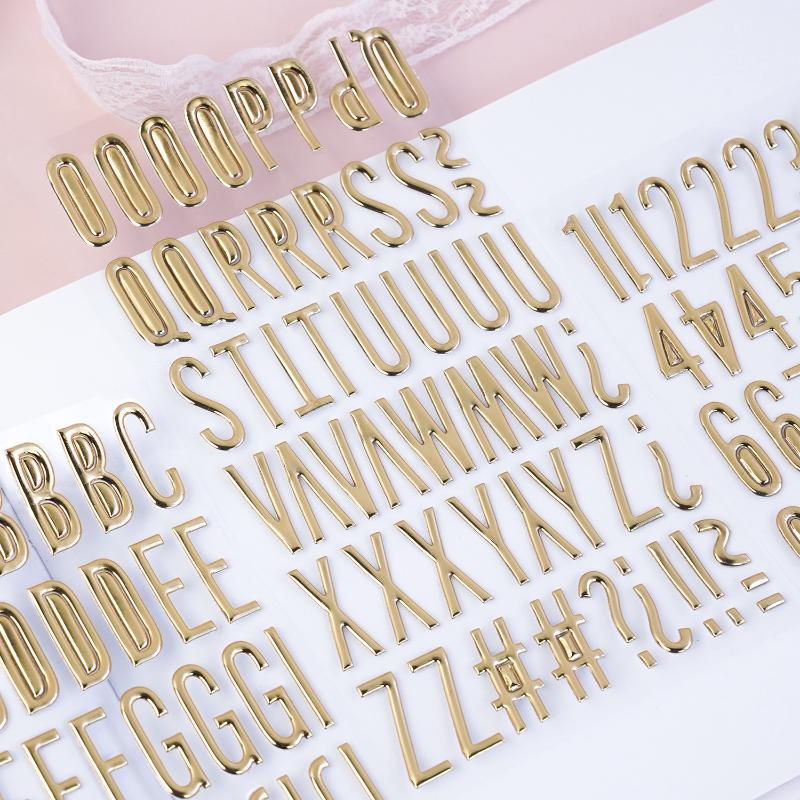 3D gouden letter- en cijfersti - Art Craft Letter A recensie en prijs