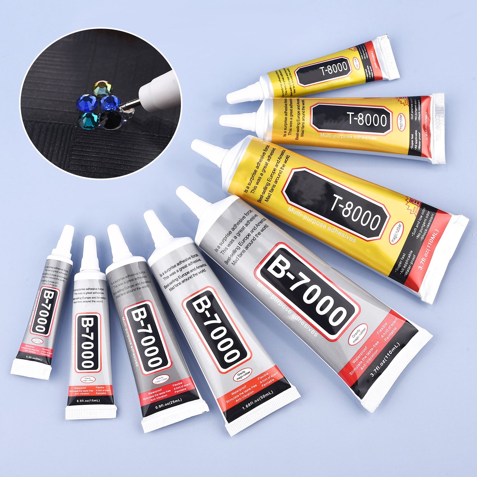 9/15/50/110 ml B-7000 Lijm T-8 - Art Craft Glue recensie en prijs