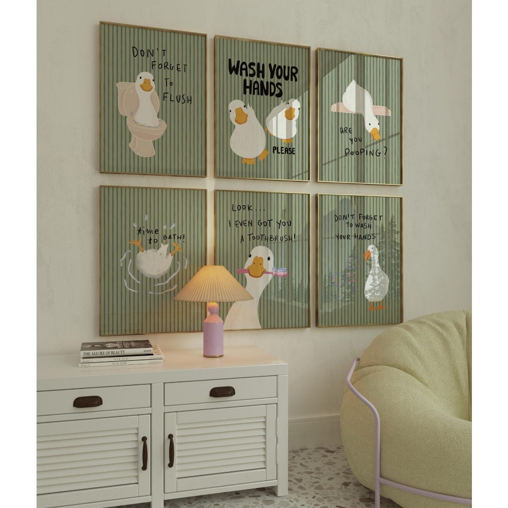 Frameloze badkamer wanddecorat - Art Craft Duck recensie en prijs