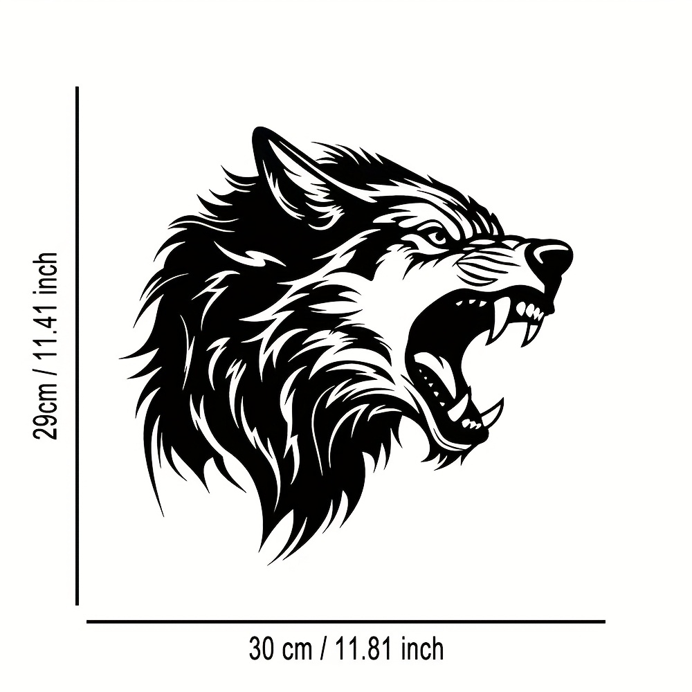 CIFBUY Wolf Head Metal Wall Ar - Art Craft Cafe recensie en prijs