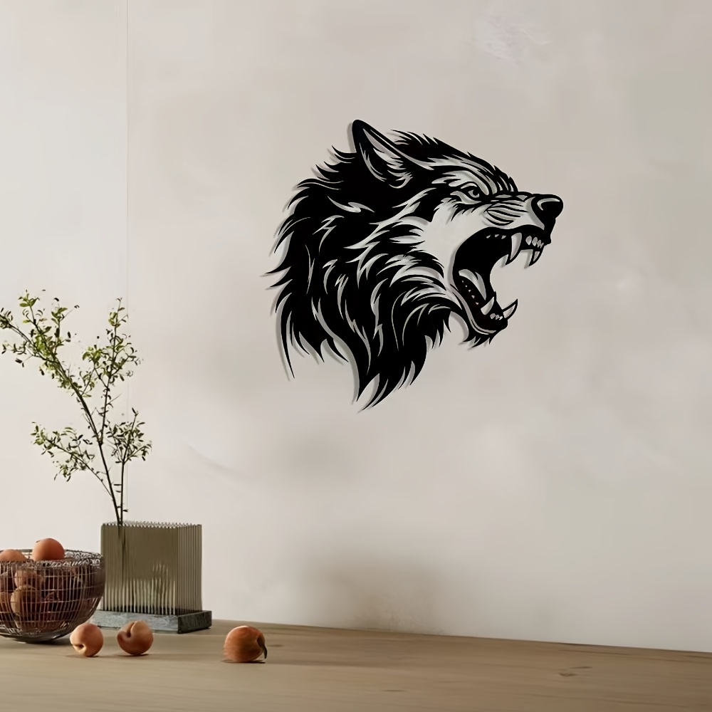 CIFBUY Wolf Head Metal Wall Ar - Art Craft Cafe recensie en prijs
