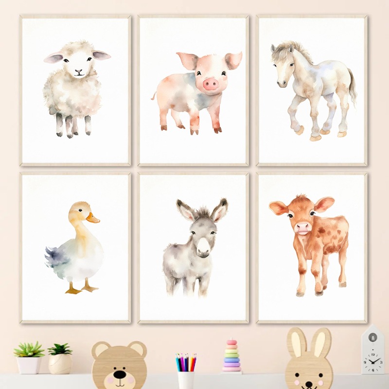 Aquarel Boerderijdieren Baby P - Art Craft Duck recensie en prijs