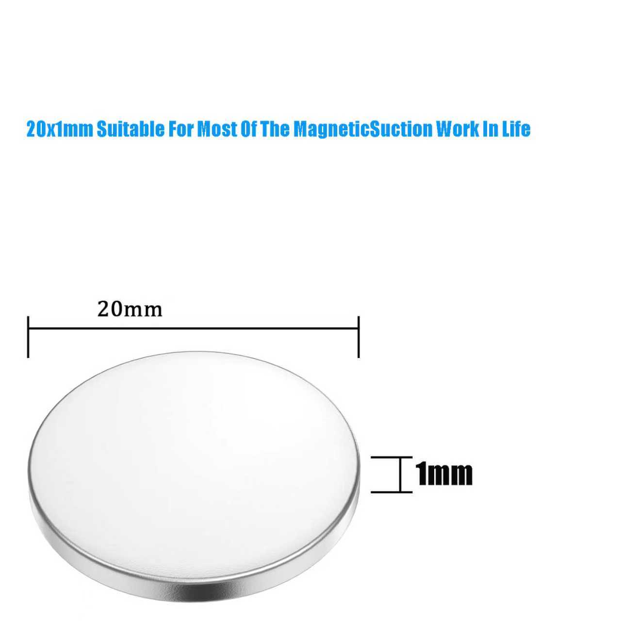 20x1mm koelkastmagneten, white - Art Craft Magnet recensie en prijs