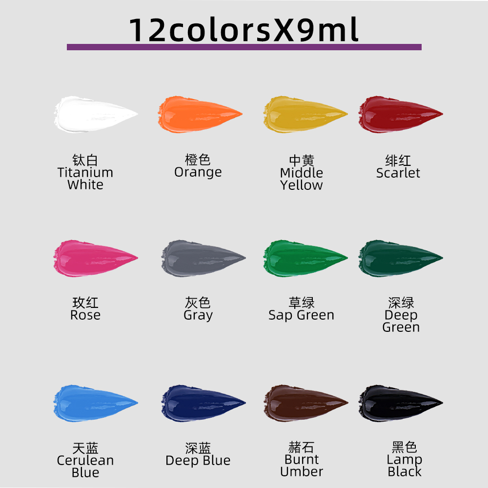 12 Kleur Olieverf Set 9Ml Tube - Art Craft 6 Year Old recensie en prijs