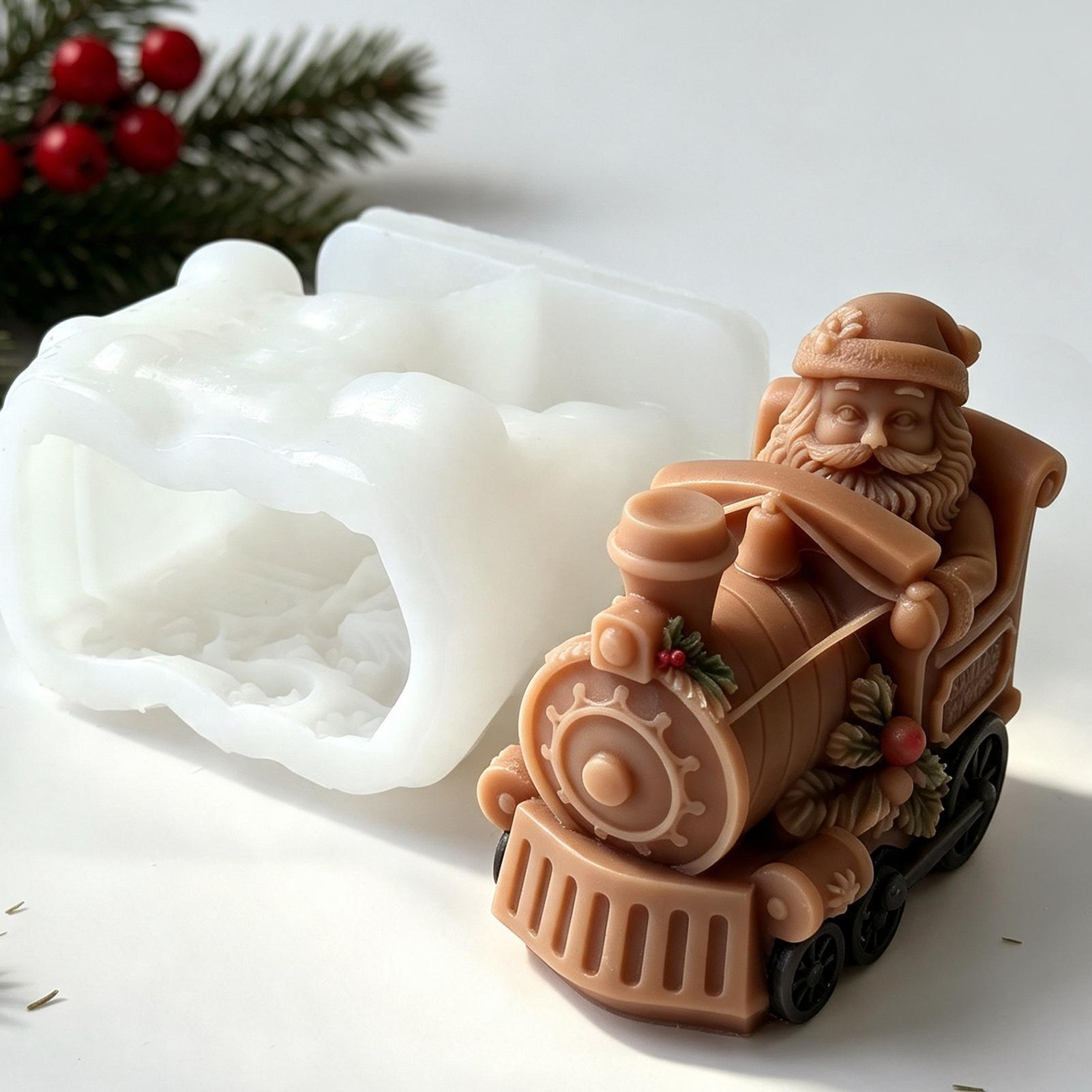Kerstkaarsenmal in treinvorm,  - Art Craft Show recensie en prijs