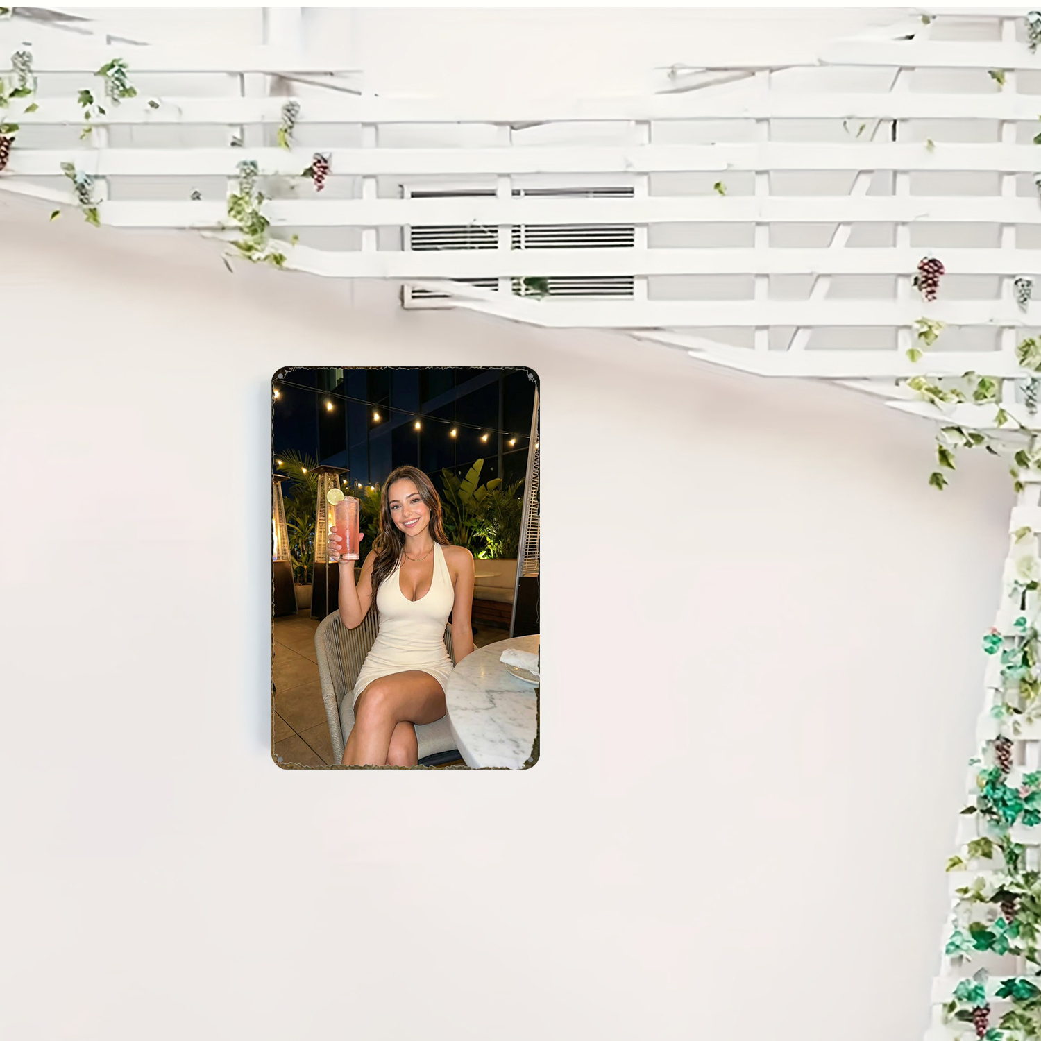 2D vintage metalen bord, moder - Art Craft Club recensie en prijs