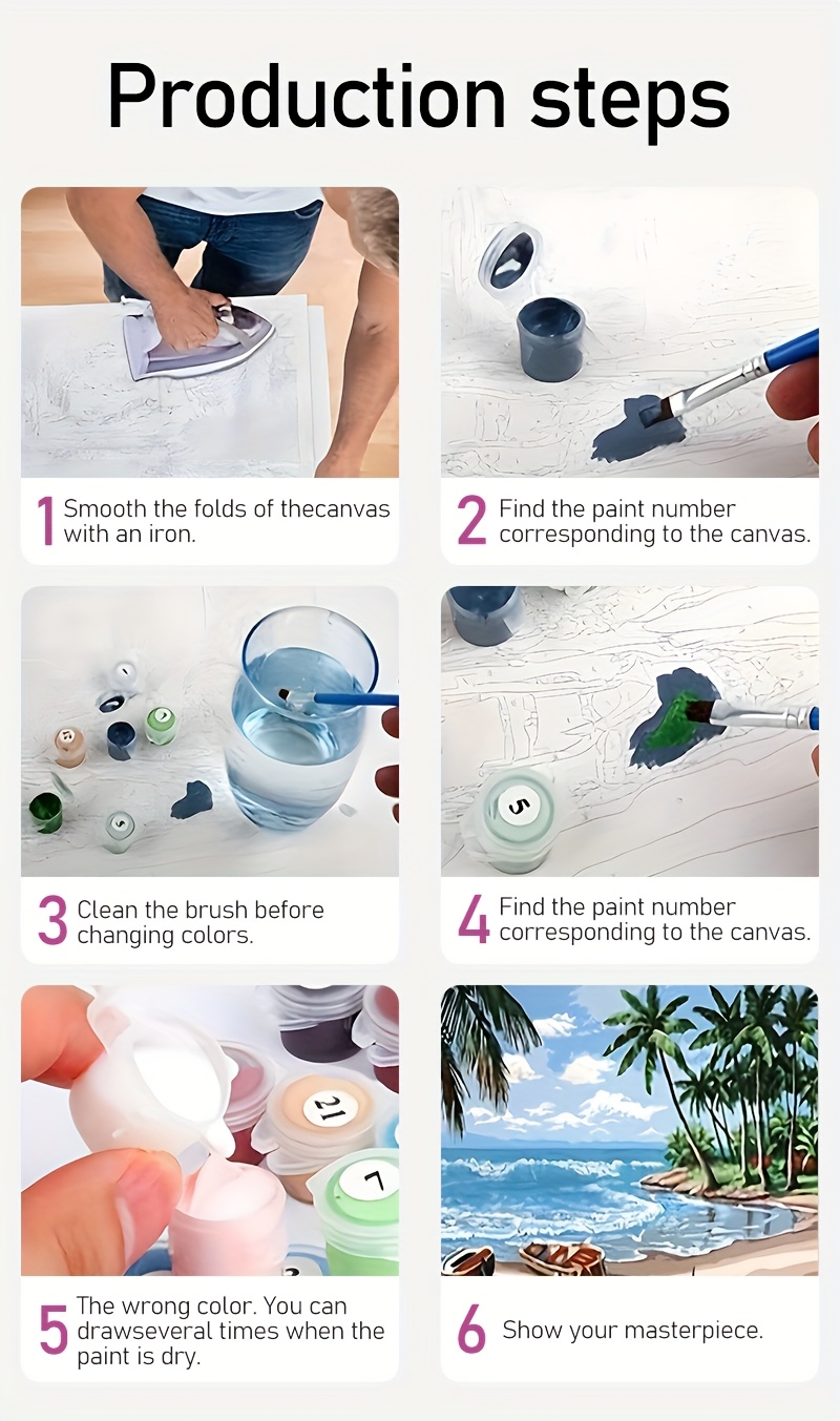 Zonder frame Modern schilderij - Art And Craft With Paint recensie en prijs