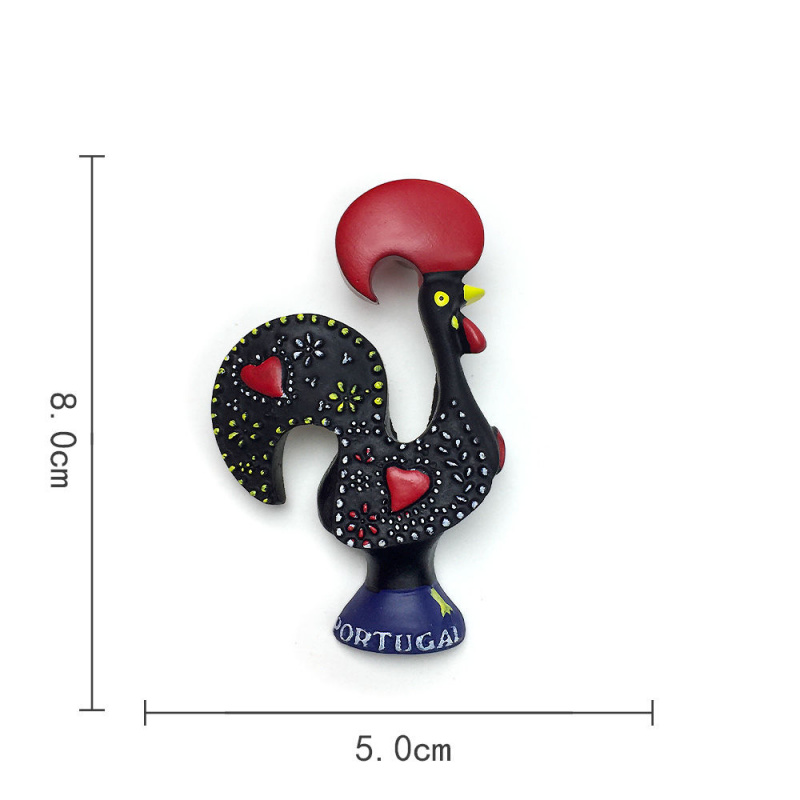 3D Portugal Gallische haan mag - Art Craft Magnet recensie en prijs