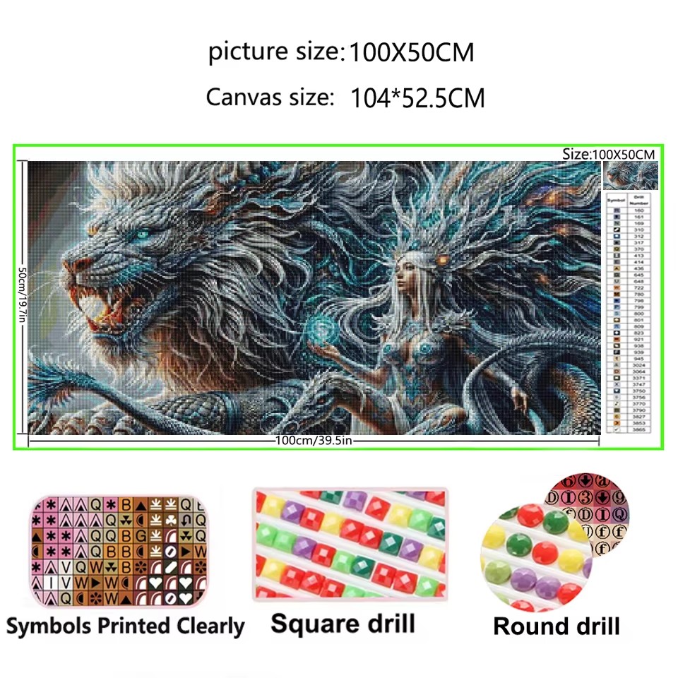 Gothic Dragon Queen 5D Diy Dia - Queen Art Craft recensie en prijs