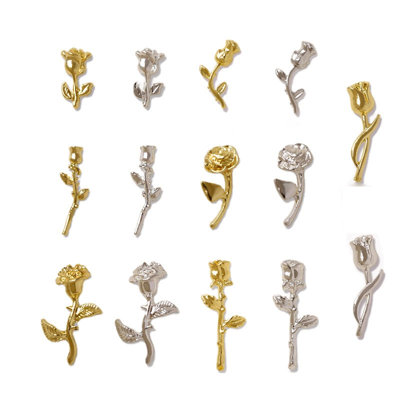 10 stuks 3D Rose Nail Art Orna - Art Craft Show recensie en prijs