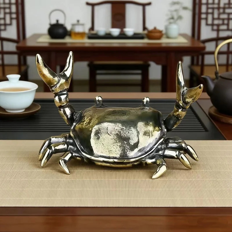 Messing Krab Sculptuur Gewicht - Art Craft Furniture recensie en prijs