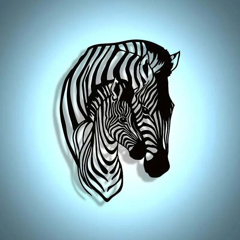 Elegante minimalistische zebra - Art Craft Cafe recensie en prijs