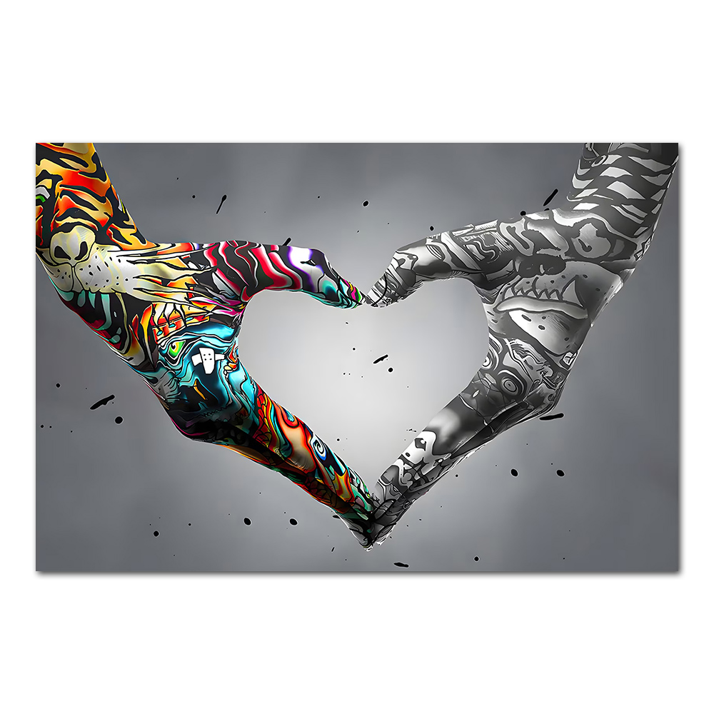 Graffiti Hand Liefde Canvas Sc - Art Craft Toys recensie en prijs