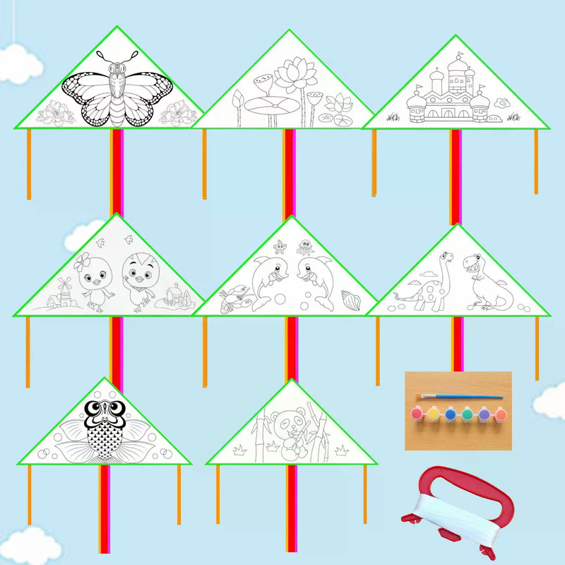 Lege vlieger DIY Kinderen Educ - Art Craft Kite recensie en prijs