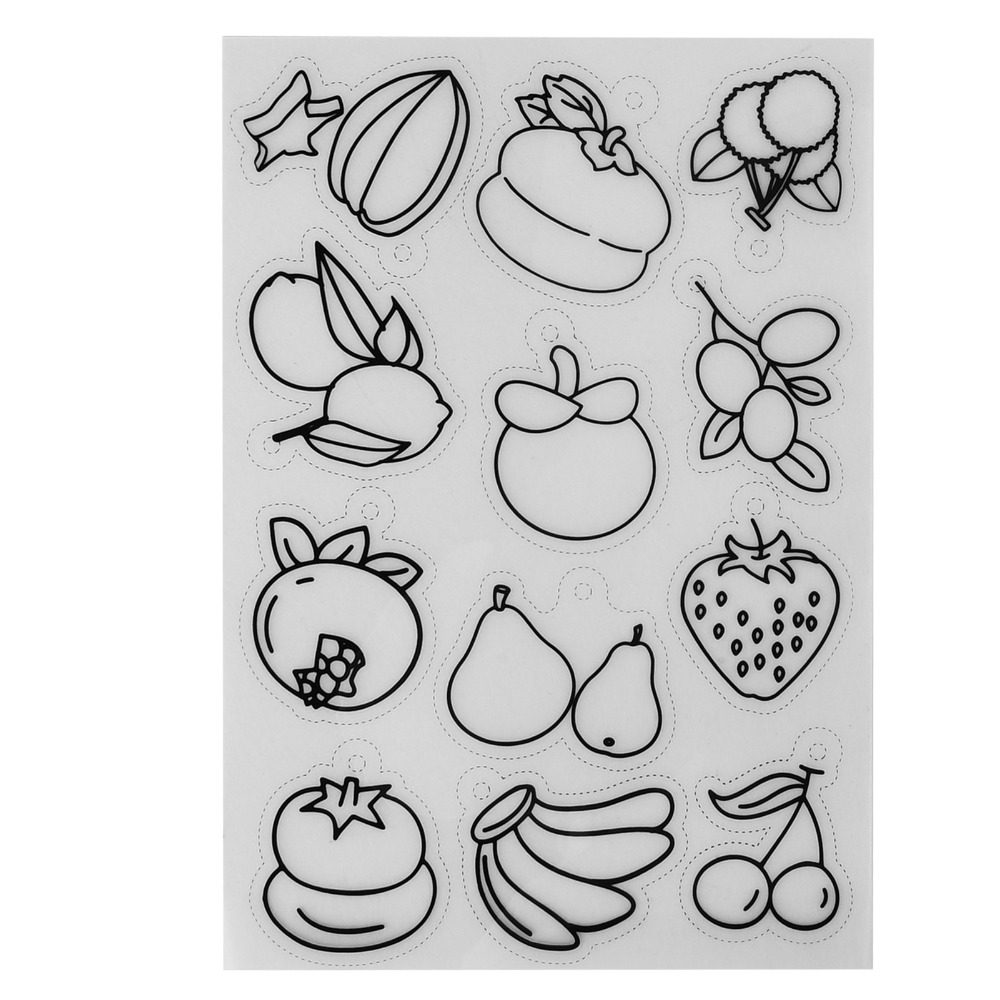 8 stuks Fruit Groente Patroon  - Craft And Art Difference recensie en prijs