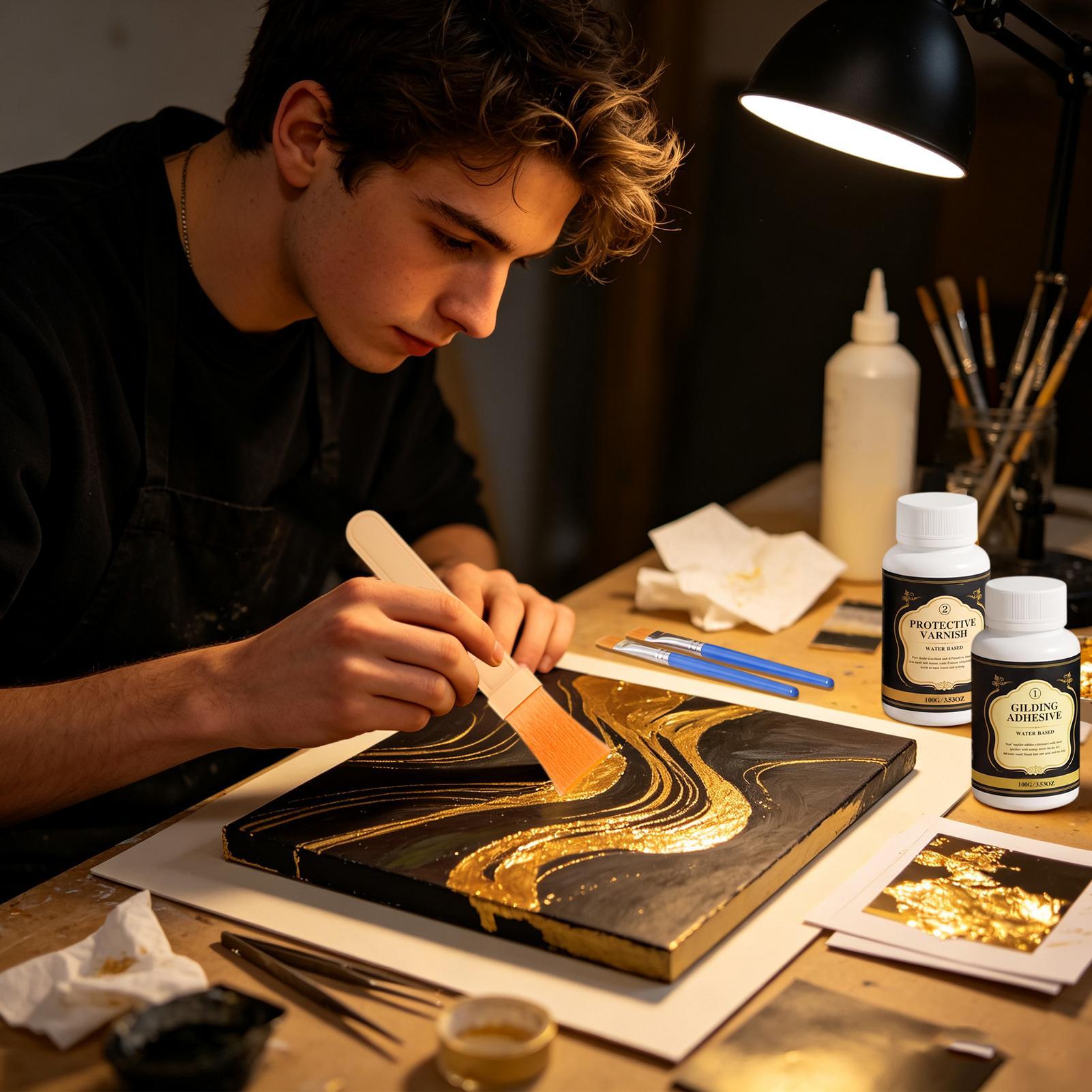 Verguldingslijm op waterbasis, - Art Craft Glue recensie en prijs