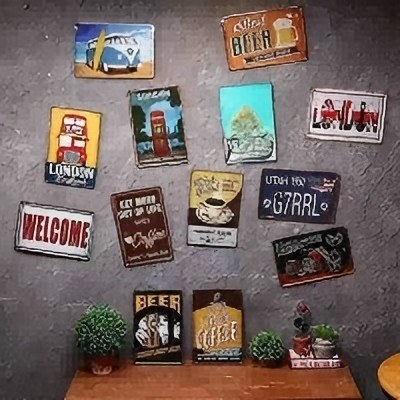 2D Vintage Metalen Bord, Moder - Art Craft Club recensie en prijs