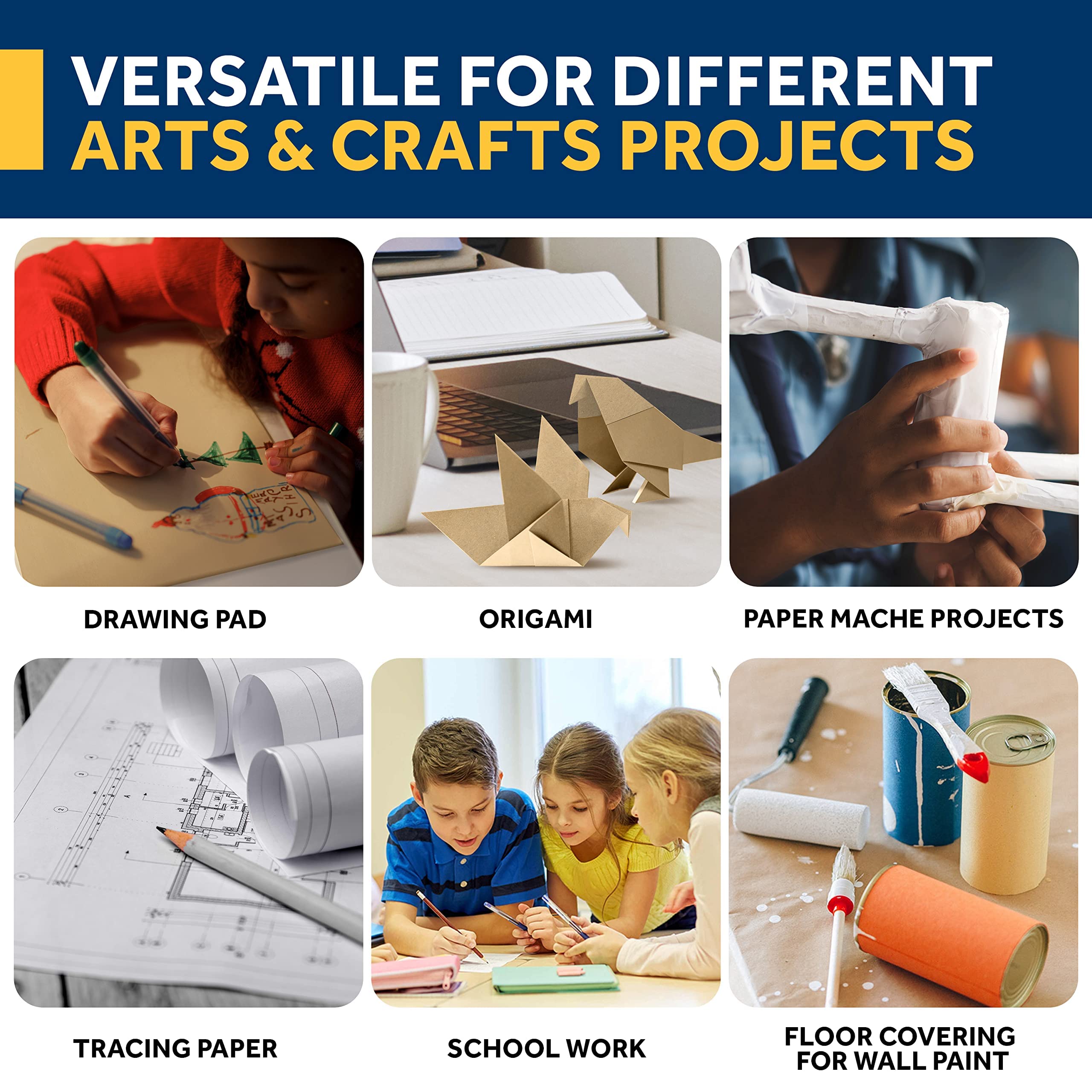 Bruin Kraftpapier Ideaal Voor  - Art Craft Recycled Materials recensie en prijs