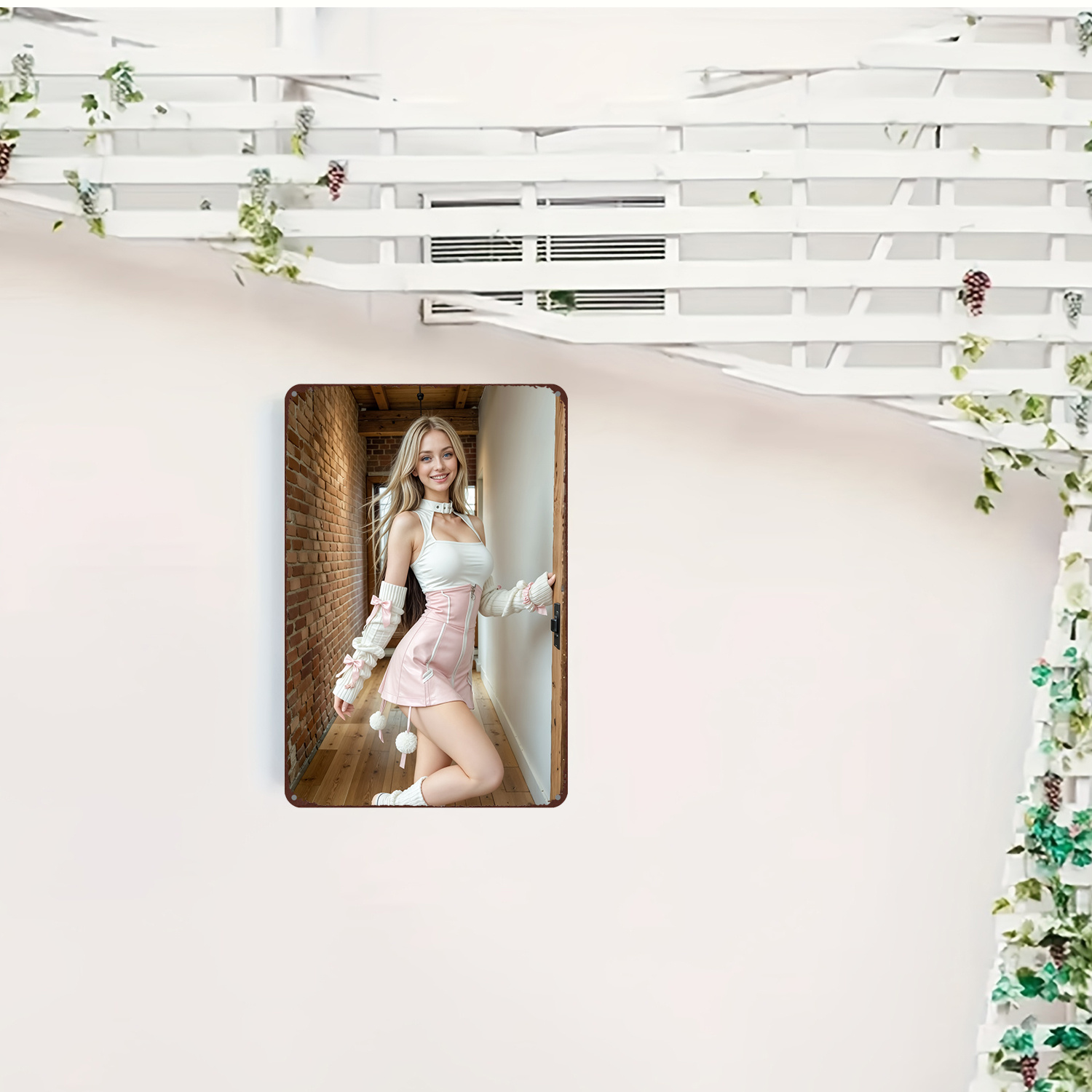 2D Vintage Metalen Bord, Platt - Art Craft Club recensie en prijs