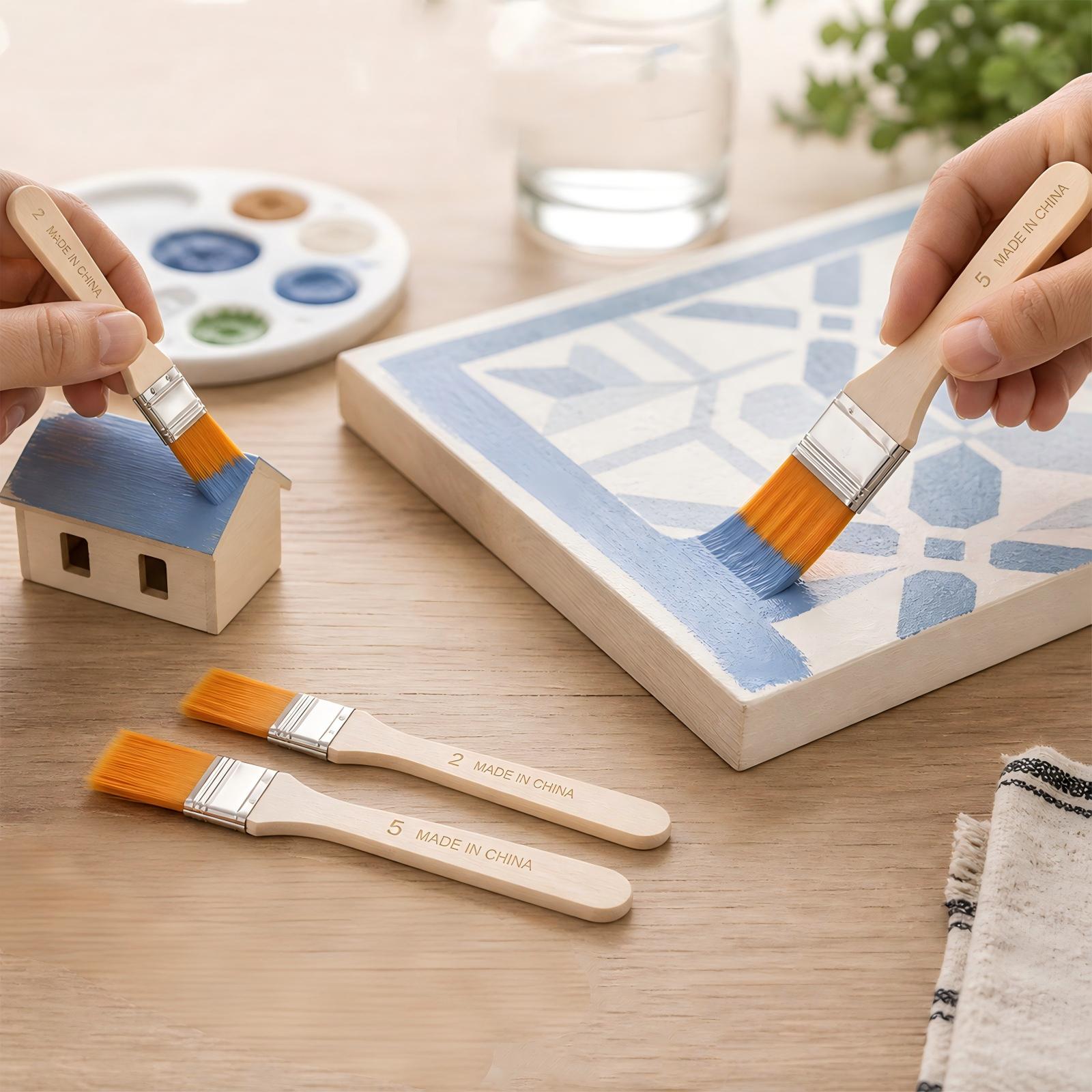 Nylon verfkwastenset, 5 platte - Art Craft Furniture recensie en prijs