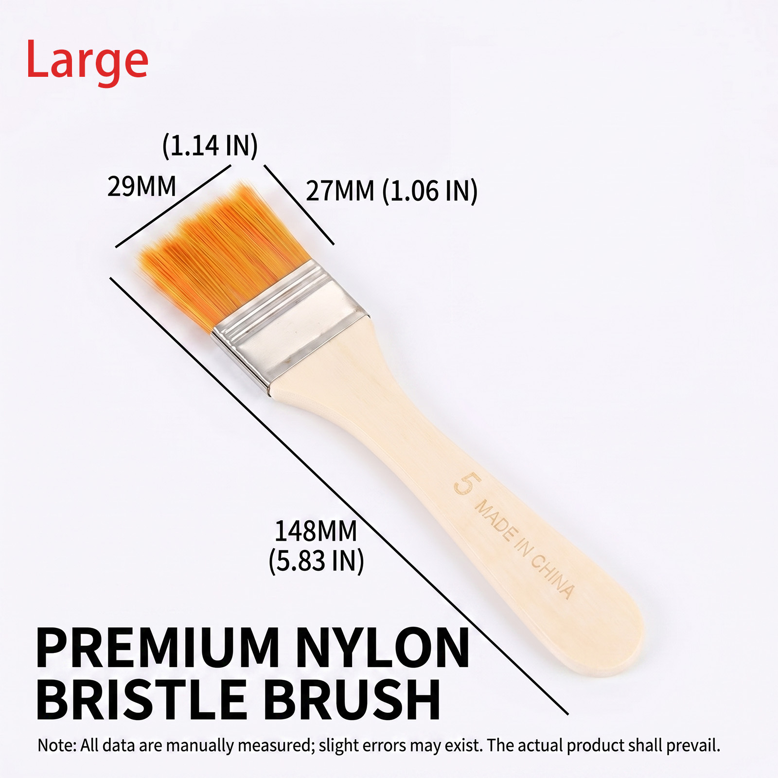 Nylon verfkwastenset, 5 platte - Art Craft Furniture recensie en prijs