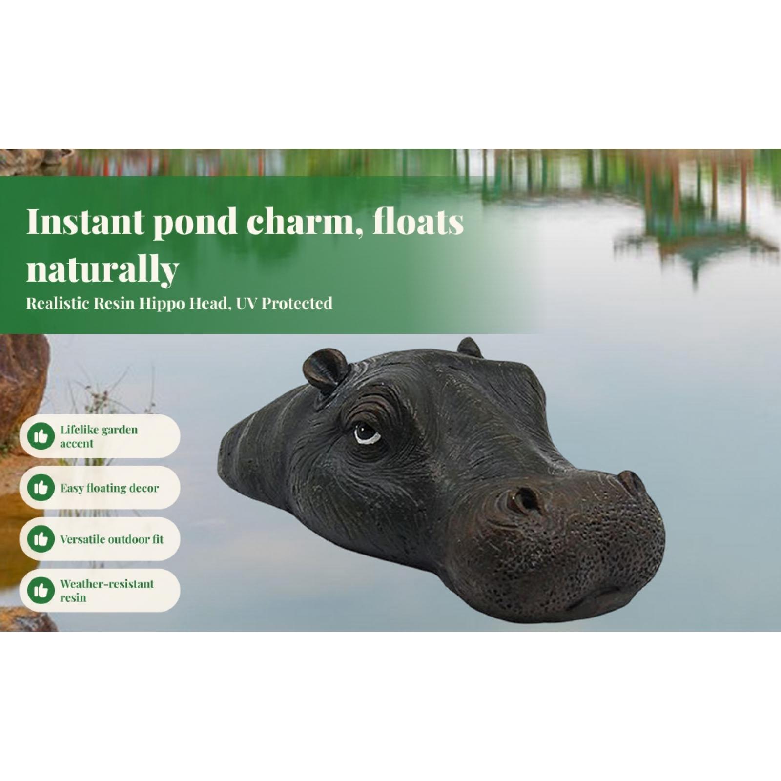 Drijvende Hippo Head Decoy Scu - Art Craft Duck recensie en prijs