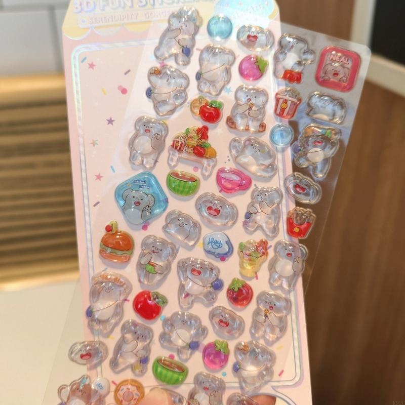 Reliëf Dierensticker Cartoon P - Art Craft Notebook recensie en prijs