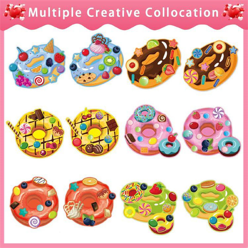 Maak een gezicht Donut Sticker - Art Craft 6 Year Old recensie en prijs